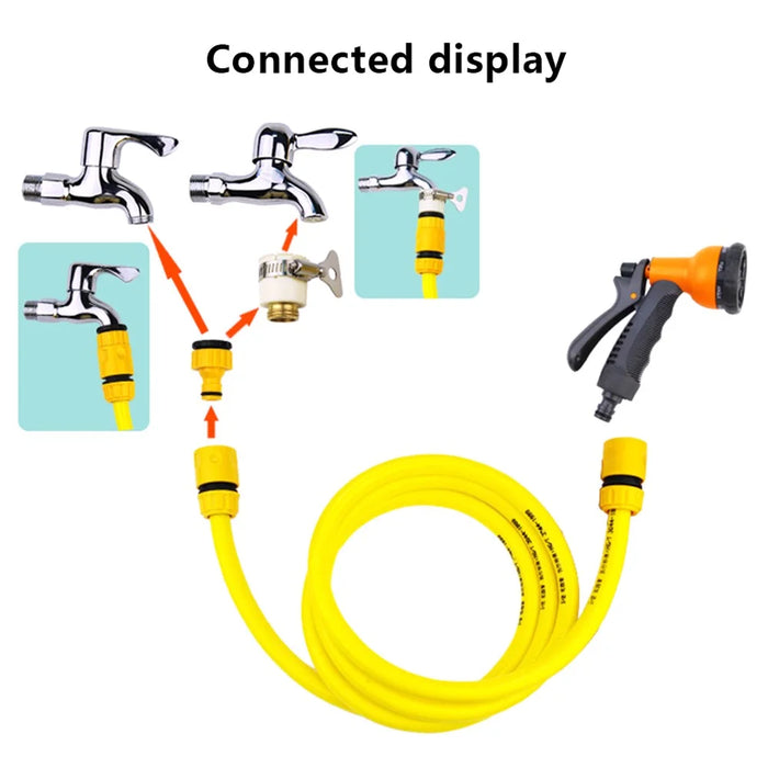 5m 1 / 2 Inch Multi-function Garden Watering PVC Hose Pipe for Irrigation System - 2