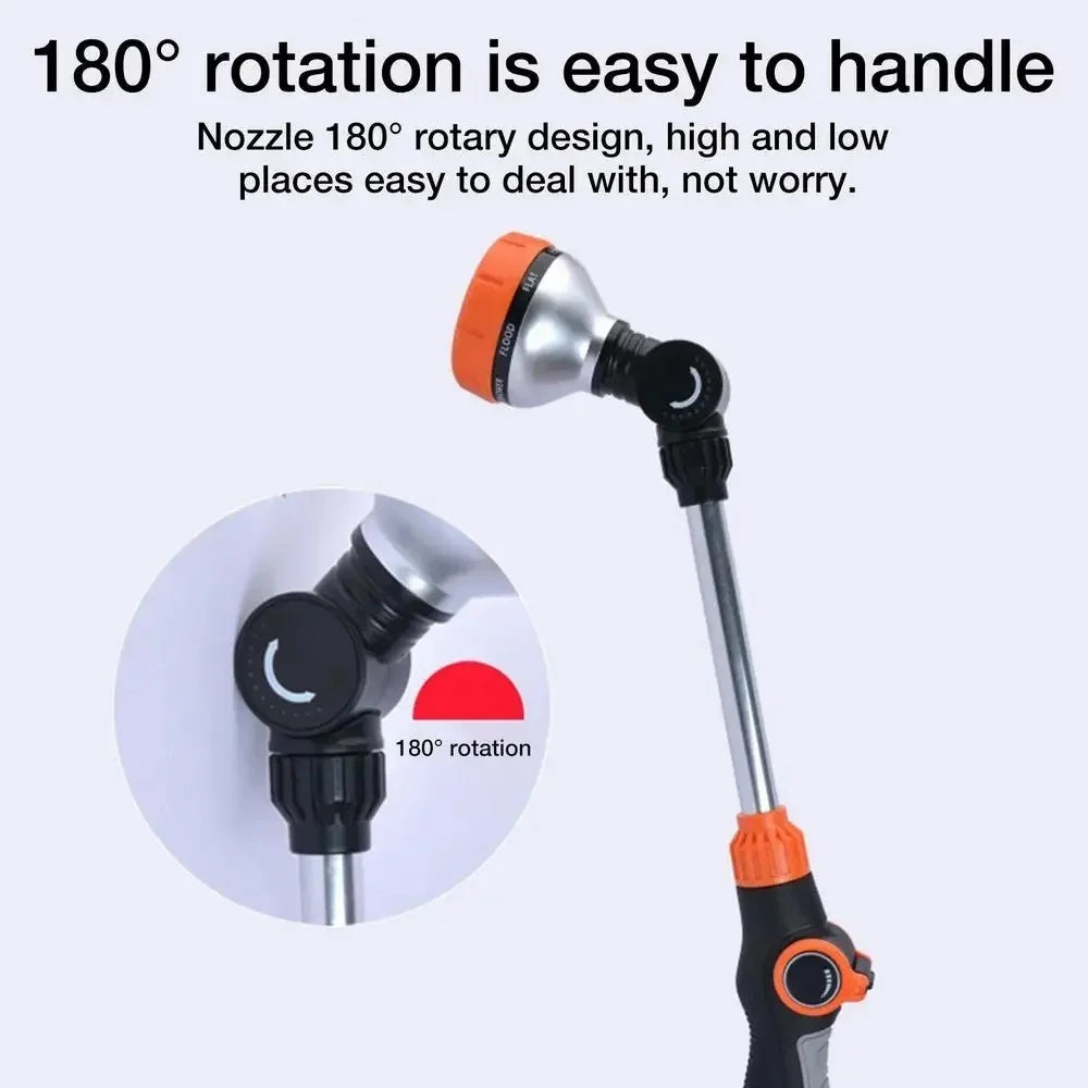 Household Car Washing Spray Nozzle High Pressure Water Spray Multiple Spray Modes Car Water Gun Cleaning Tool - 6