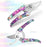 JC-1010 5Pcs / Set Stylish Pattern Garden Tools Soil Loosening Watering Can Tool Kit - Purple - 7