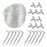 10m PVC Water Pipe Garden Drip Irrigation Clear Hose Fittings for Automatic Waterer - 1