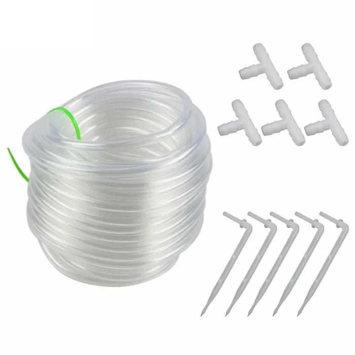 5m PVC Water Pipe Garden Drip Irrigation Transparent Hose for Automatic Waterer - 1
