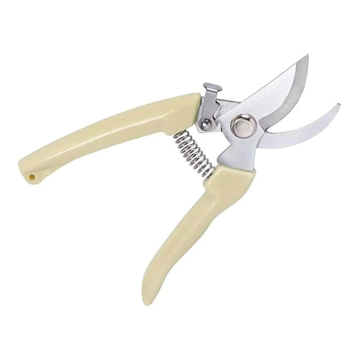 Garden Pruning Shears Scissors Stainless Steel Blade Handheld Pruners - Curved Blade - 1