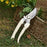 Garden Pruning Shears Scissors Stainless Steel Blade Handheld Pruners - Curved Blade - 6