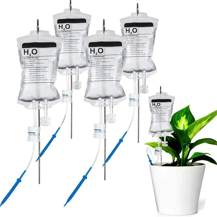 ABS+PVC 350ML Irrigation Drip Bag Automatic Plants Self Watering Tool Device - 2
