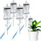 4Pcs 350ml Plant Watering Drip Irrigation Bags Adjustable Auto Watering Bag with 4 Hooks - 2