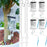 4Pcs 350ml Plant Watering Drip Irrigation Bags Adjustable Auto Watering Bag with 4 Hooks - 3