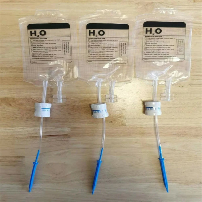4Pcs 350ml Plant Watering Drip Irrigation Bags Adjustable Auto Watering Bag with 4 Hooks - 7