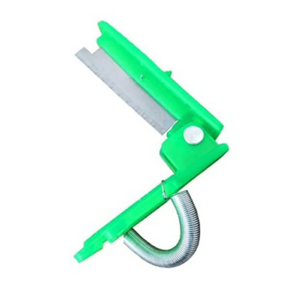 100Pcs Farm Orchard Thumb Knife Garden Pruner Vegetable Fruit Picking Cutter - Green - 1