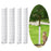 2 Large + 2 Small Tree Trunk Protectors Plastic Tree Trunk Wrap Pipes Bark Guard - White - 2