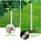 2 Large + 2 Small Tree Trunk Protectors Plastic Tree Trunk Wrap Pipes Bark Guard - White - 4