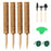 4Pcs 40cm Vine Climbing Coconut Palm Rod Plant Climbing Rod Plant Support Stick with Tools - 1
