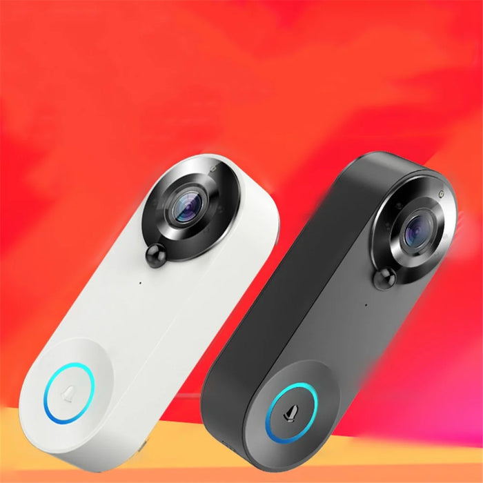 W3 WIFI Smart Doorbell HD 1080P Night Vision PIR Motion Sensor Wireless Video Door Bell Visual Intercom - Black - 7