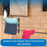 Wall Mounted Horse Saddle Pad Rack with 3 Bars Barn Tack Swinging Blanket Holder Stand - 4