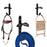 2 PCS Horse Bridle Rack Wall Mounted Metal Rein Hanger Hook Saddle Organizer For Equestrian Stable - 6