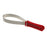 Stainless Steel Horse Sweat Scraper Itching Relief Grooming Shedding Tool with Teeth - Red - 5