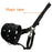 Size L Horse Muzzle Thick Webbing Breathable Equine Grazing Muzzle Padded Anti-Bite Mask - Black - 2