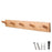 5-hook Solid Beech Wood Wall Hanger Keychain Coat Hook Rack Home Decoration (ST) - Wood Color - 1