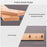5-hook Solid Beech Wood Wall Hanger Keychain Coat Hook Rack Home Decoration (ST) - Wood Color - 5