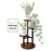 3 Tier Plant Stand for Living Room Balcony Decorative Succulents Flowers Display Shelf - 1
