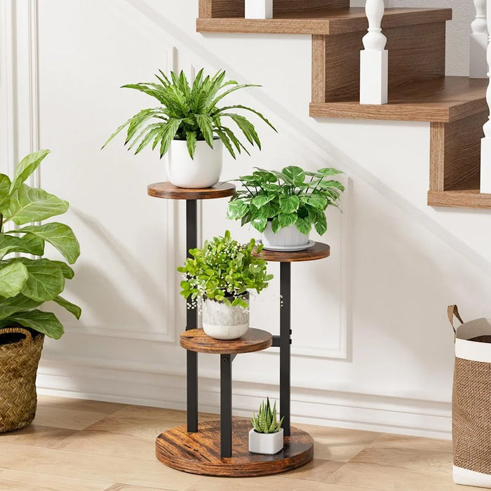 3 Tier Plant Stand for Living Room Balcony Decorative Succulents Flowers Display Shelf - 5