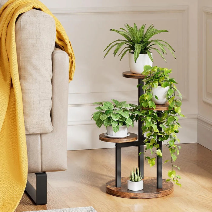3 Tier Plant Stand for Living Room Balcony Decorative Succulents Flowers Display Shelf - 6