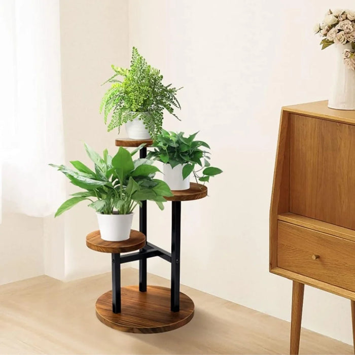 3 Tier Plant Stand for Living Room Balcony Decorative Succulents Flowers Display Shelf - 7