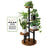 Five-Tier Plant Stand Wood+Metal Living Room Balcony Succulent Flower Pot Holder Display Rack - 1