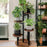 Five-Tier Plant Stand Wood+Metal Living Room Balcony Succulent Flower Pot Holder Display Rack - 4