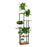 Indoor Iron Frame Wooden Flower Pot Rack Living Room Balcony Flower Plant Holder Floor Stand - 1