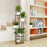 Indoor Iron Frame Wooden Flower Pot Rack Living Room Balcony Flower Plant Holder Floor Stand - 4