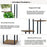 Indoor Iron Frame Wooden Flower Pot Rack Living Room Balcony Flower Plant Holder Floor Stand - 7