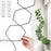 18Pcs Plant Support Trellis DIY Climbing Plant Wall Decor Hexagonal Chain Link Grid - 2