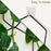 18Pcs Plant Support Trellis DIY Climbing Plant Wall Decor Hexagonal Chain Link Grid - 3