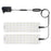 12V 2-Panel Plant Growing Light Potted Plants Shelf Seedling Growth Fill Light, EU Plug - Cold Light - 2
