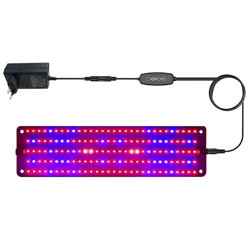 12V Plant Growing Lamp Potted Plants Shelf Light Bonsai Seedling Growth Fill Light, EU Plug - Red+Blue Light - 1