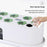 Halo-01 ABS Aluminum Alloy 10 Holes Smart Hydroponic Indoor Plant Vegetables Growing Light Planter - White / EU Plug - 3