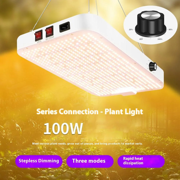 Adjustable Modes Dimmable Sunlight Simulation Plant Grow Light 608 LEDs Indoor Plants Growth Lamp, Small Size - EU Plug - 3
