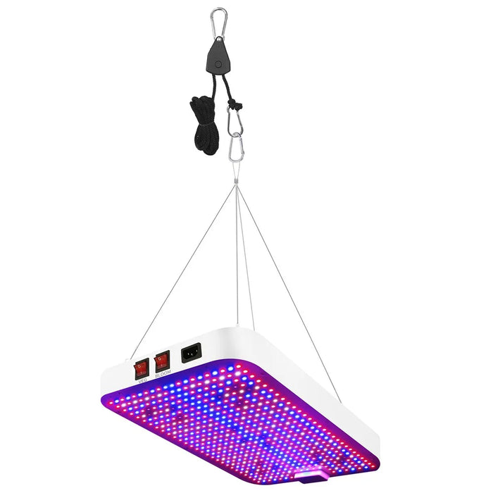 416 LEDs Full Spectrum Plant Grow Light VEG BLOOM Modes Segmented Lamp, Small Size - US Plug - 1