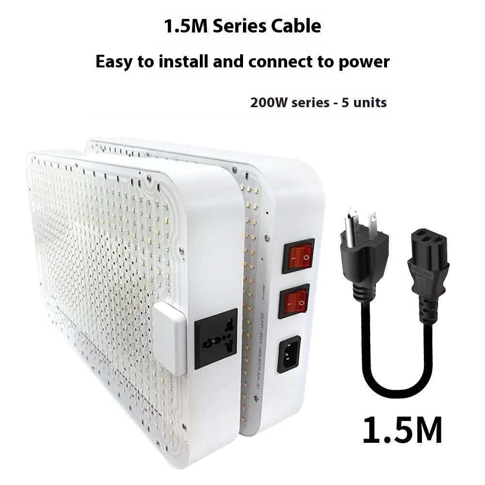 556 LEDs Full Spectrum Plant Grow Light Segmented Plant Growth Lamp, Large Size - US Plug - 5