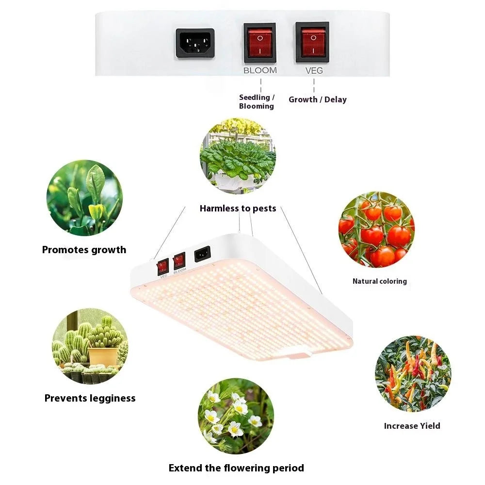 792 LEDs Full Spectrum Plant Grow Light Sunlight Simulation Segmented Plants Lamp, Large Size - US Plug - 3