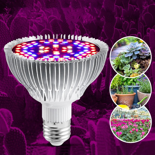 78 LEDs E27 Phytolamp Indoor Plant LED Grow Light with 5730 LED Chips Full Spectrum Grow Bulb - 1