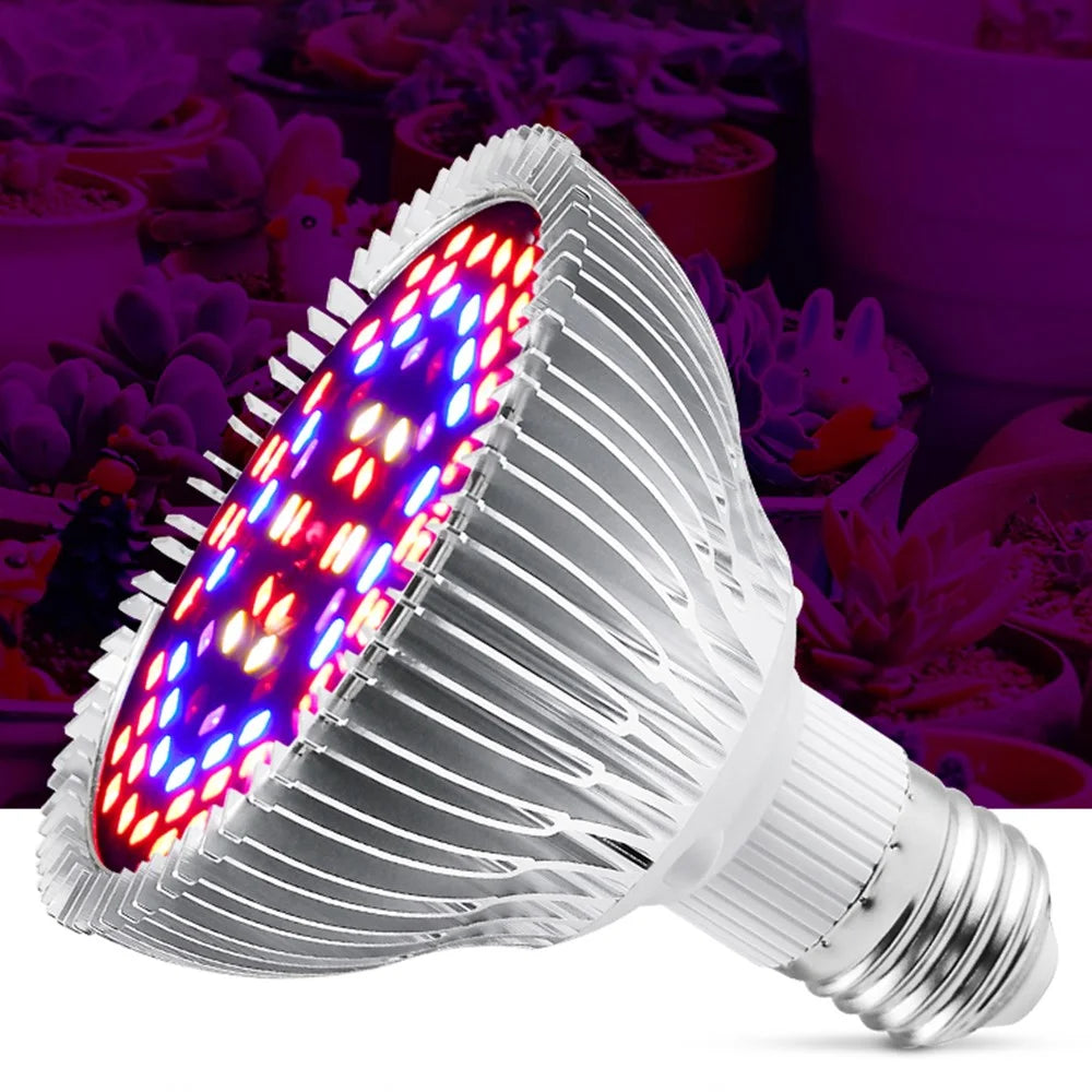78 LEDs E27 Phytolamp Indoor Plant LED Grow Light with 5730 LED Chips Full Spectrum Grow Bulb - 2