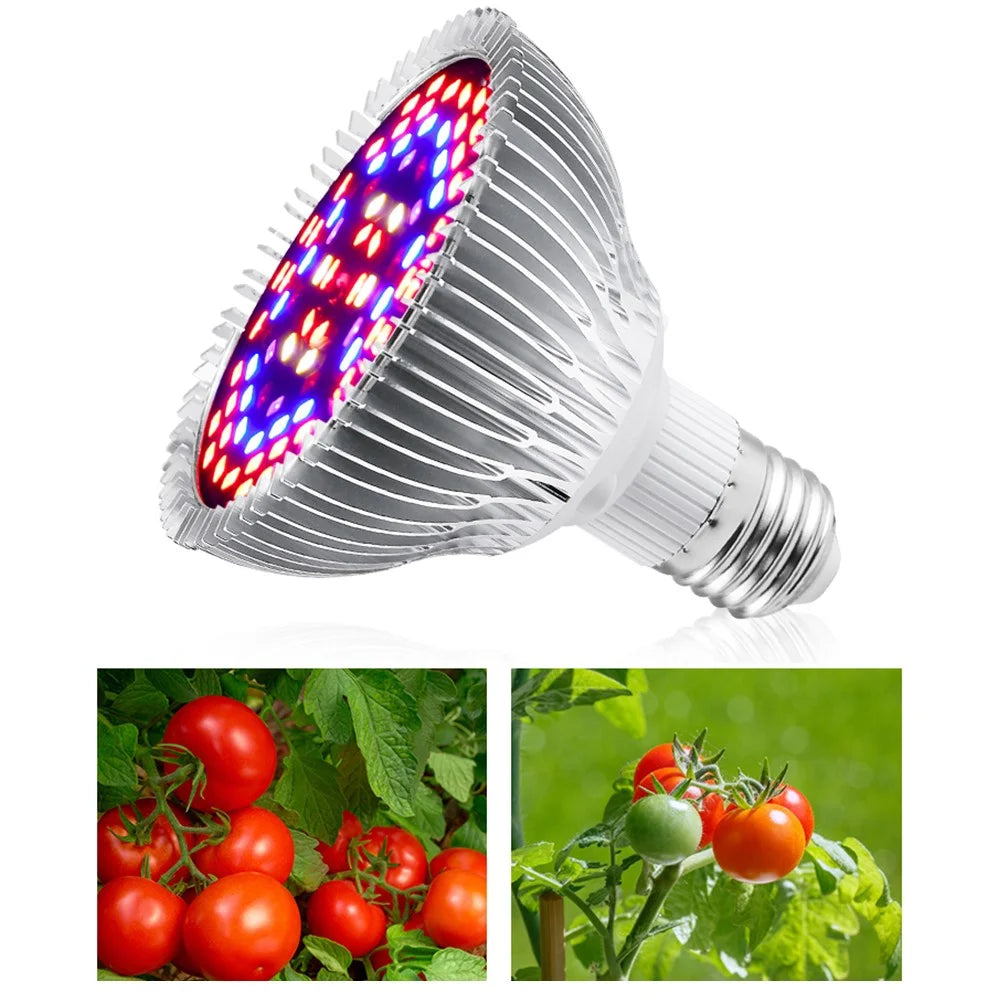 78 LEDs E27 Phytolamp Indoor Plant LED Grow Light with 5730 LED Chips Full Spectrum Grow Bulb - 3
