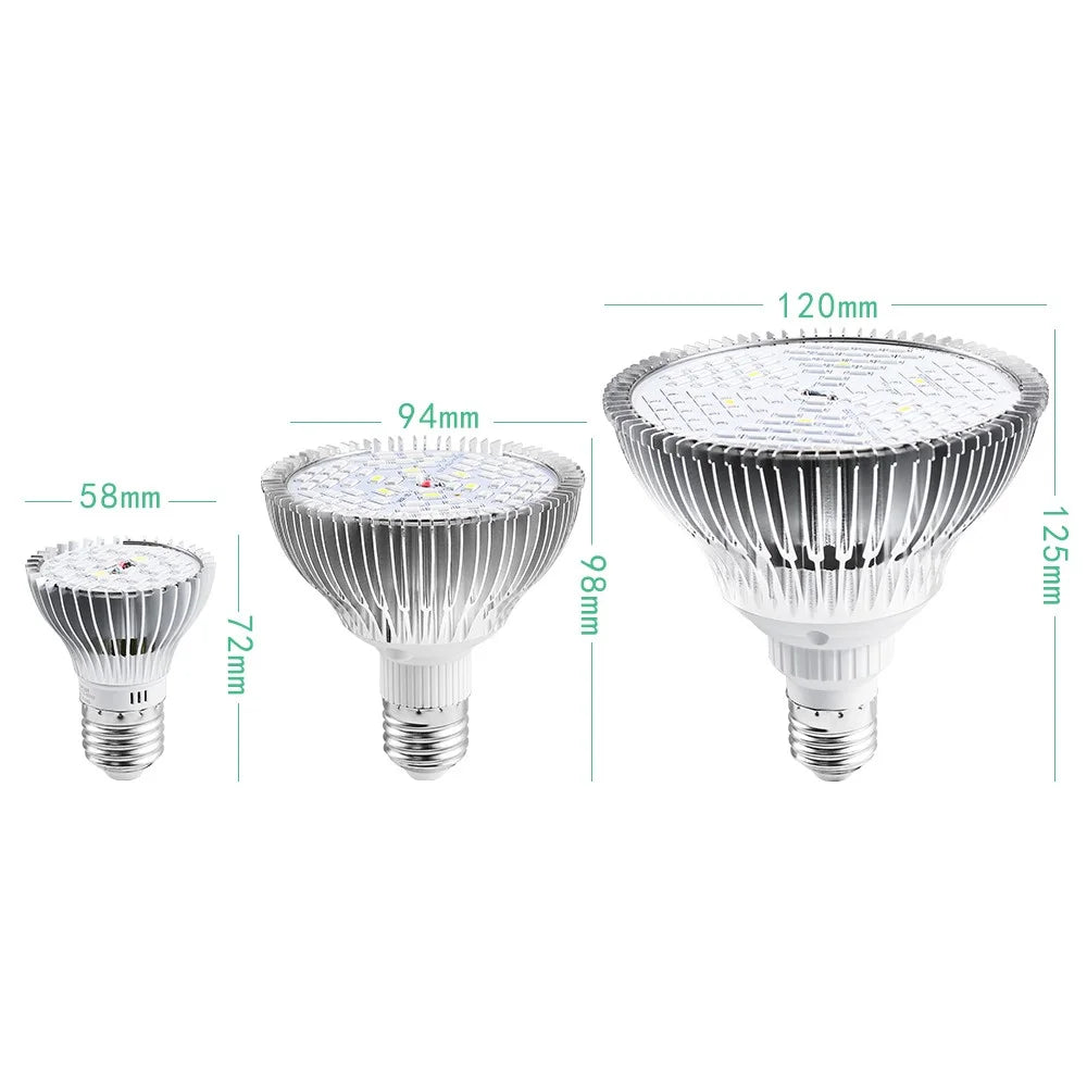 78 LEDs E27 Phytolamp Indoor Plant LED Grow Light with 5730 LED Chips Full Spectrum Grow Bulb - 6
