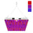Style G Hanging Wire VEG and Bloom Segmented Full Spectrum Square Shape Plant Grow Light for Indoor Plants Growing Lamp, EU Plug - 1