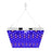 Style G Hanging Wire VEG and Bloom Segmented Full Spectrum Square Shape Plant Grow Light for Indoor Plants Growing Lamp, EU Plug - 2