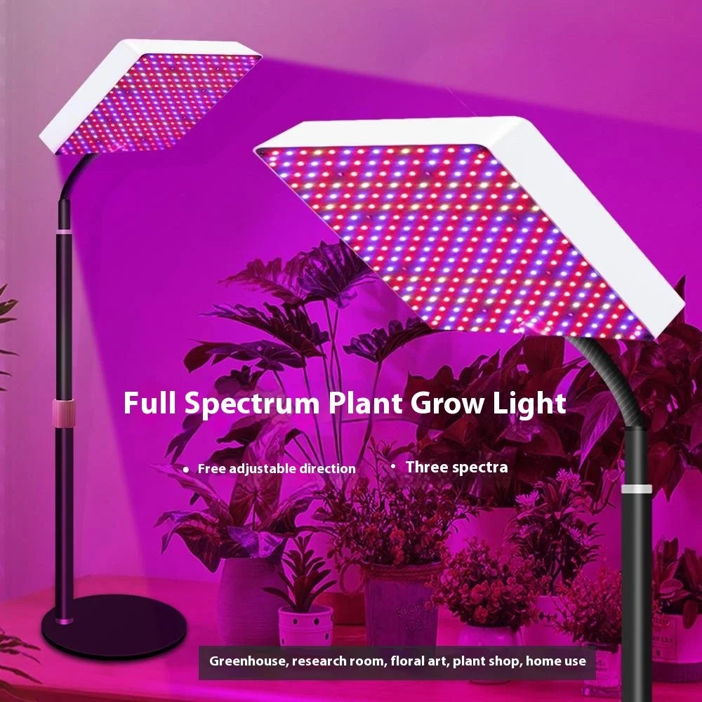 Style G VEG and Bloom Full Brightness Growing Lamp Square Shape Full Spectrum Desktop Plant Grow Light, EU Plug - 3