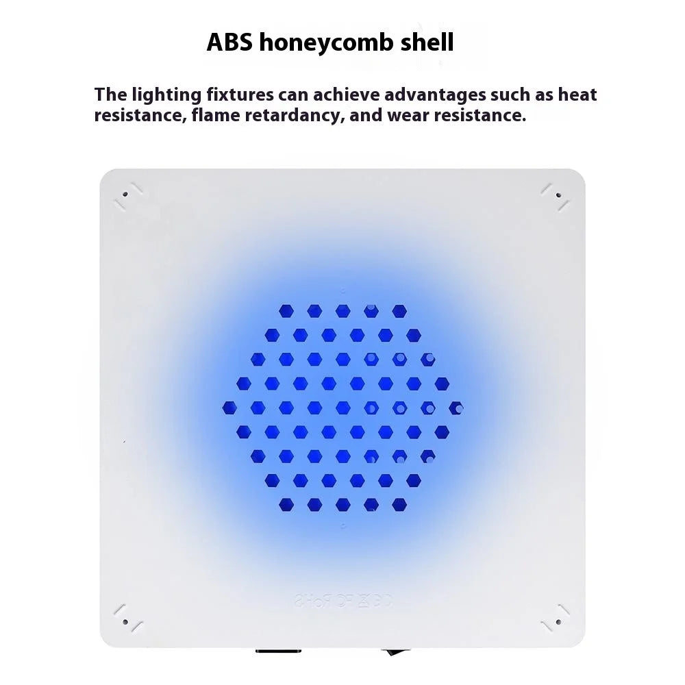 Style G VEG and Bloom Full Brightness Growing Lamp Square Shape Full Spectrum Desktop Plant Grow Light, EU Plug - 7