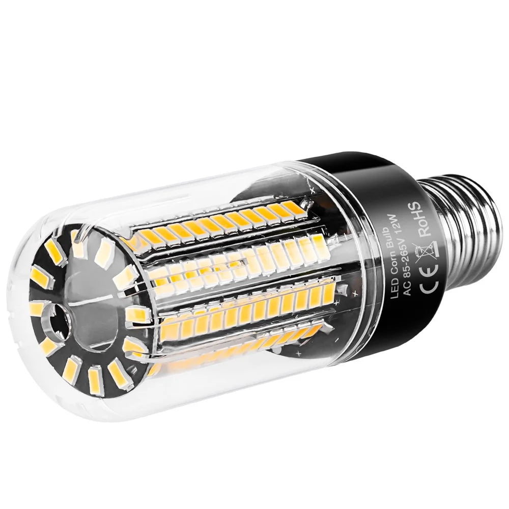 108 LEDs E27 5736 LED Corn Bulb Flicker Free Energy-saving Constant Current Lamp - Cool White - 1