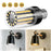 108 LEDs E27 5736 LED Corn Bulb Flicker Free Energy-saving Constant Current Lamp - Cool White - 3